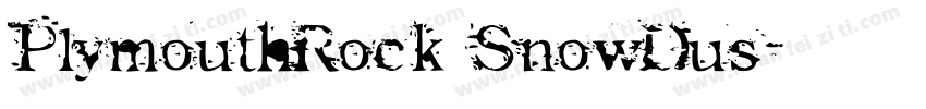 PlymouthRock SnowDus字体转换